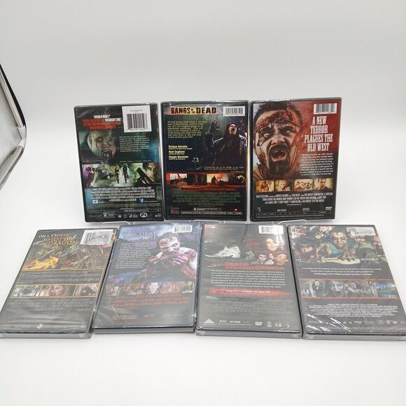 Lot Of 7 Zombie Horror Movies - ZombeX, Dead Justice, Gangs Of The Dead - Picture 2 of 2